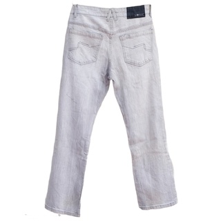 Hawk Skateboarding Jeans Size 30 ยาว 39 นิ้ว ปลายขา 8 นิ้ว สีเทา มือสอง ของแท้