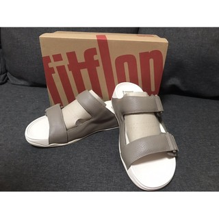 รองเท้าแท้จากชอป Fitflop Gogh Moc Slide In Leather Us9 For Men