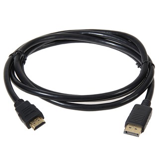 สายเคเบิลแปลง พอร์ตแสดงผล DP ตัวผู้ เป็น HDMI ตัวผู้ ยาว 1.8 เมตร สําหรับ PC HDTV DV แท็บเล็ต