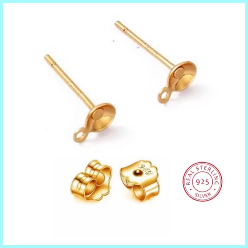 ก้าน​ต่างหู​เงิน​แท้​ 925​ SH40