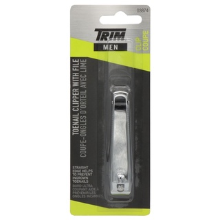 TRIM 4-150TM กรรไกรตัดเล็บเท้า TRIM ของแท้ จากอเมริกา TRIM Mens พร้อมตะไบในตัว Toenail Clipper W/File