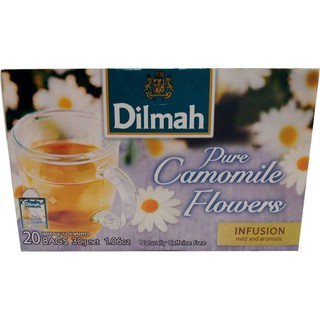 Dilmah Pure Chamomile Flowers (20 Bags) 30g ดิลมาดอกคาโมมายล์บริสุทธิ์ (20 ถุง) 30g