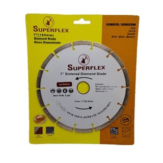 ใบตัดปูน ใบตัดเพชร 7 นิ้ว Superflex