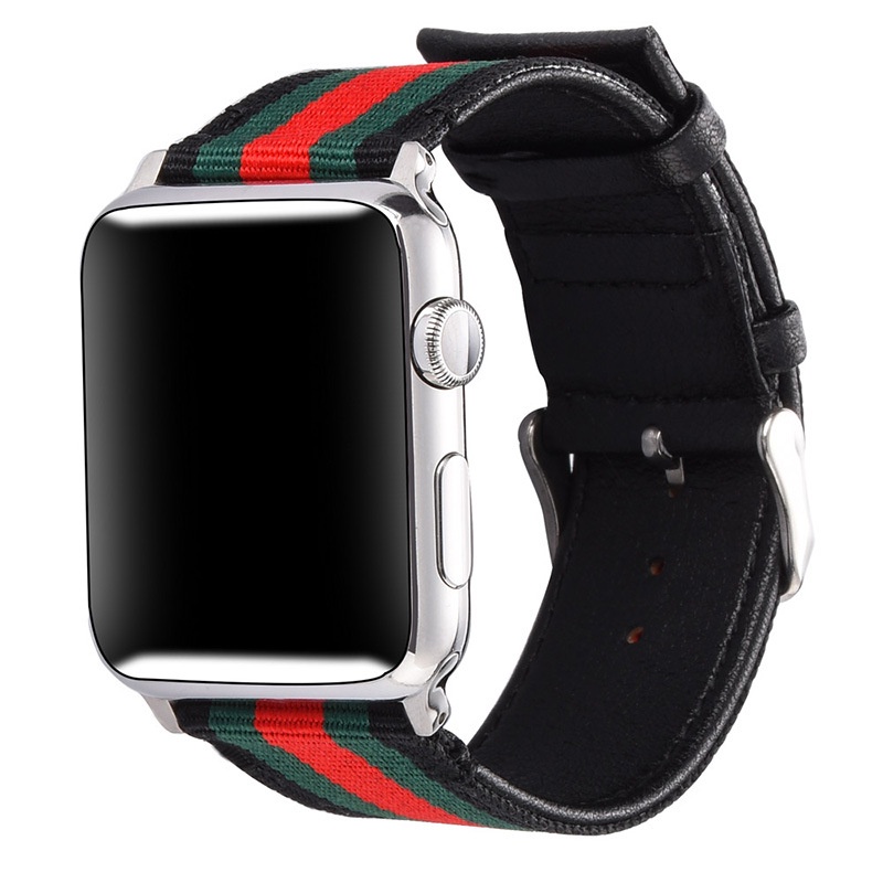 สายนาฬิกาข้อมือไนล่อน แบบเปลี่ยน สําหรับ iWatch 1 2 3 4 5 6 SE 7 Apple Watch Series 1 2 3 4 5 6 SE 7