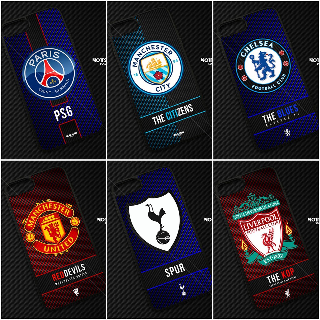 เคส ไอโฟน iPhone 12 iPhone11 iPhone X iPhone 8 iPhone 7 iPhone 6 ลาย PSG SPUR man u man city liverpo