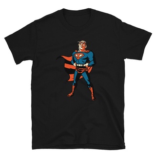 ขายดี!เสื้อยืดแขนสั้น คอกลม ผ้าฝ้าย พิมพ์ลาย Super Trump Superhero American President สําหรับผู้ชาย ENdhfg65LCgigo60S-5X