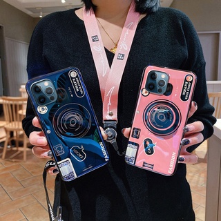 เคสโทรศัพท์มือถือCasing Samsung Galaxy A51 A71 5G A31 A80 A90 A50S A30S A20S A10S S8+ S9+ S10+ NOTE8 NOTE9 NOTE10 J7 PRIME J2 PRO Blu-ray soft shell full cover camera short lanyard case