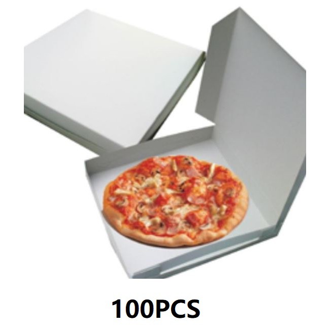 [100pcs] Pizza box kotak pizza 6" 7” 8" 9” 10” 11” 12”