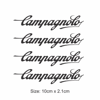 [ใหม่] Campagnolo ชุดสติกเกอร์ติดตะเกียบโซ่จักรยานเสือภูเขา 4 ชิ้น