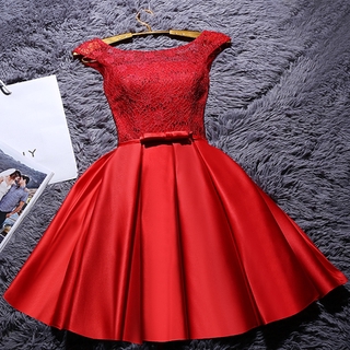 Yrxlace U Grey Wine Red Short Bridesmaid Dresses Lus Size New Sring Summer Wedding Arty Rom Dress Chea Wholesale à¸£à¸²à¸„à¸²à¸— à¸