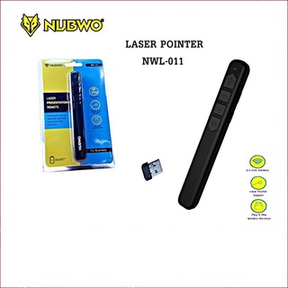 พอยเตอร์ รีโมทพรีเซนต์ไร้สาย NUBWO รุ่น NWL-011 Laser Pointer