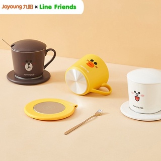 Official Store JOYOUNG x LINE FRIENDS H01-Tea813 แก้วมัคเซรามิก พร้อมแท่นอุ่นร้อน