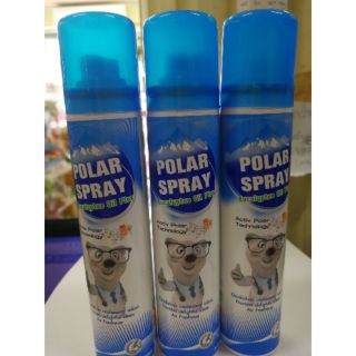 (🔖เกราะป้องกันเชื้อโรค💟)POLAR SPRAY [80 mlx3กระป๋อง]