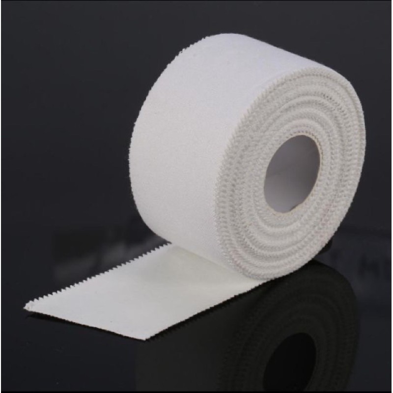 13.7 เมตร panjang X 3.8 ซม. lebar straping/rigid tape กล้ามเนื้อดูแล/สีขาวกรีฑาเทรนเนอร์ care sport 