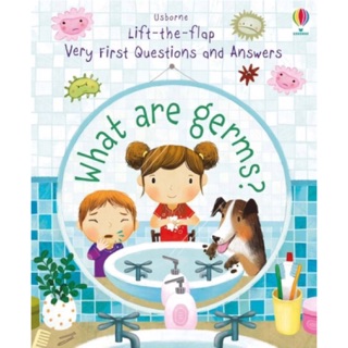 หนังสือ What are germs? Usborne lift-the-flap very first questions and answers Boardbook