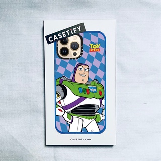 Casetify X Disnep PIXAR TOY STOORY Buzz Lightyear Disnep PIXAR TOY STOORY Buzz Lightyear เคสนิ่ม สีน้ําเงินเข้ม IPhone 14 13 12 11 Pro MAX Mini XS MAX XR X SE 6 6S 7 8 Plus