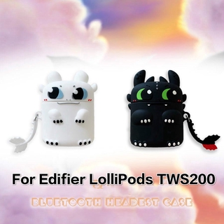 เคส Edifier tws200 lollipods หูฟังซิลิโคนป้องกันการกระแทกเคสลายการ์ตูนCartoon Night FURY