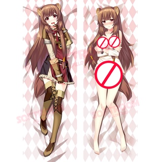 Raphtalia ปลอกหมอน แบบนิ่ม ลายอนิเมะญี่ปุ่น the Rising of the Shield Hero Dakimakura ขนาด 50x150 ซม. สําหรับโซฟา เตียง DK2668