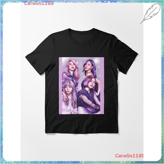 New Mamamoo Poster Essential T-Shirt ผู้หญิง ดพิมพ์ลาย เสื้อยืดผ้าฝ้าย คอกลม cotton แฟชั่น sale Unisex