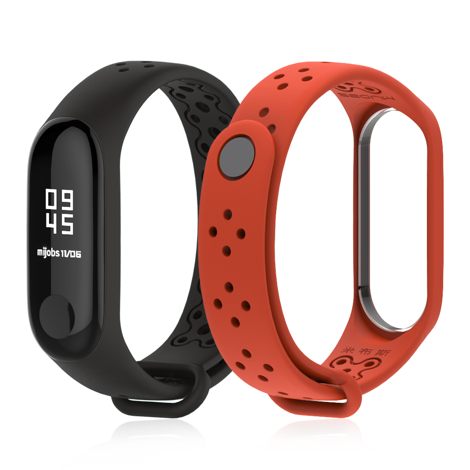 Mi Band 3 4 สายรัดข้อมือซิลิโคนสายรัดข้อมือสำหรับ Xiomi Mi Band สร้อยข้อมือสมาร์ทนาฬิกากีฬา Miband สาย Mi Band3 Smart Watch Xiaomi Official นาฬิกาเด็ก นาฬิกา Smartwatch