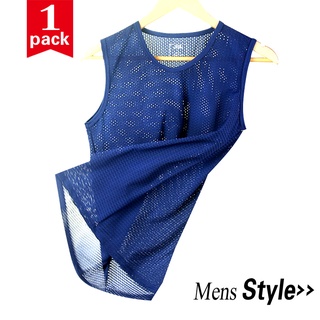 เสื้อกล้าม แขนกุด คอวี ผ้าตาข่าย ระบายอากาศ ทรงหลวม สําหรับผ…