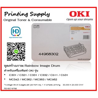 OKI GENUINE IMAGE DRUM - ชุดตัวสร้างภาพ C301 / C321 / C331 / C332 / MC362 / MC363 ++ Original