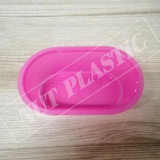 NutPlastic อ่างน้ำนก อ่างอาบน้ำนก !!ถ้วยวางพื้นทรงอ่าง!! ขนาด 9.9x16x4.6cm. <<12ชิ้นต่อแพ็ค คละสี>>