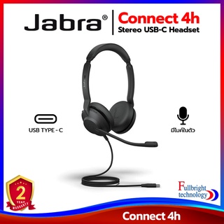 หูฟัง Jabra Connect 4h Stereo USB-C Headset หูฟังสำหรับสนทนา เชื่อมต่อด้วย USB Type-C รับประกันโดยศูนย์ไทย 2 ปี