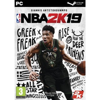 เกมส์ดีวีดี PC เกม NBA 2K19