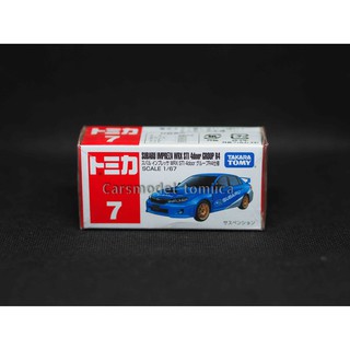 TOMICA MODEL NO.7  SUBARU IMPREZA WRX STI 4 door Group R4