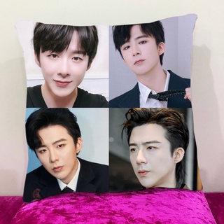 หมอนอิงสั่งทำ ใส่ได้4รูป หมอนอิงขนนุ่ม หมอนอิงโซฟา หมอนอิงในรถ หมอนอิง Cushions Liu Yuning หลิวอวี่หนิง