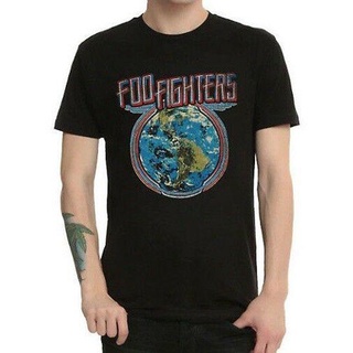 Lint9 [พร้อมส่ง] เสื้อยืดแขนสั้นลําลอง ผ้าฝ้าย 100% พิมพ์ลาย Foo Fighters Worlwide Nwt Dave Grohl Rock Band พลัสไซซ์ ของ