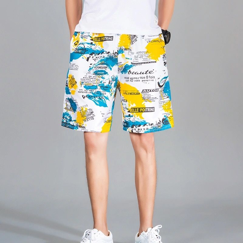 Men's Beach Pants Shorts Casual Large Underpants Quick Drying Pants