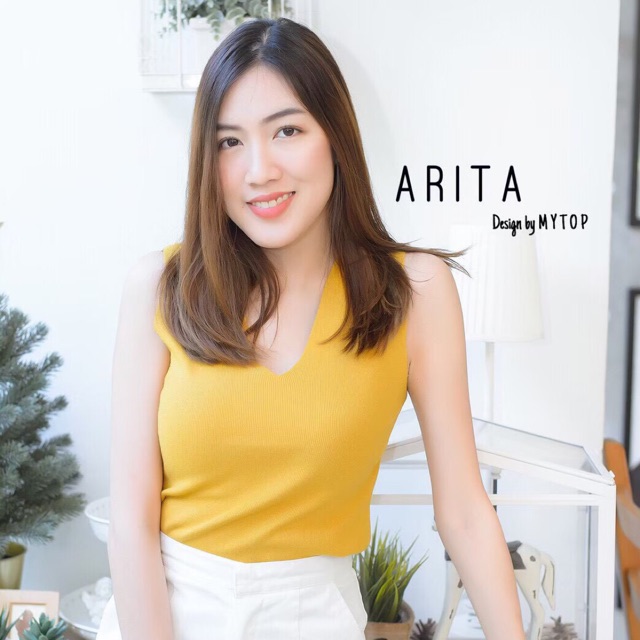 🔥My​ top Lot5 M78 เสื้อแขนกุดคอวี งานไหม​พรม​ CARDIGAN_NISTA (MT27F)