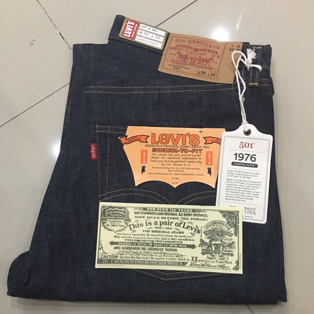 Levi 501 lvc 1976 34x34=1pc