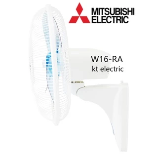 MITSUBISHI พัดลมติดผนัง 16 นิ้ว รุ่นเชือกดึง W16-GA / พัดลมติดผนัง 16 นิ้ว แบบรีโมทคอนโทรล W16-RA สีเทา / สีขาว