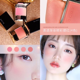 บลัชออน โทนชมพูพีช Hojo tender blush beauty บลัชออน บลัชเชอร์ เฉดดิ้งและไฮไลท์