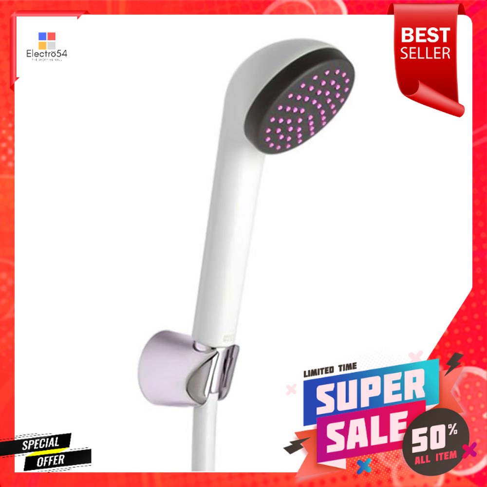ชุดฝักบัวสายอ่อน 1 ระดับ COTTO รุ่น S17 WH(HM) สีขาวHAND SHOWER SET 1 -FUNCTION COTTO S17 WH(HM) WHI