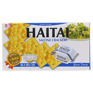 🔥*พร้อมส่ง*🔥 Haitai Saltine Cracker แครกเกอร์ รสเค็ม ไฮไท 141  กรัม คุณภาพระดับพรีเมี่ยม