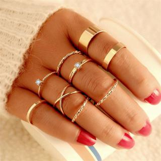 30pcs/set Vintage Punk Gold Ring Set for Women Men Fashion Retro Antique Finger Ring Fashion Party Jewelry Lot 2020 NEW