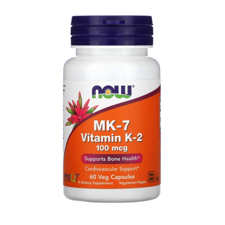 NOW Vitamin K2-MK7 100 mcg. (60 and 120 capsules) - manote015 - ThaiPick