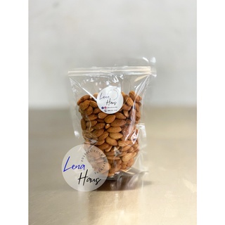 Almond เมล็ดอัลมอนด์ดิบ ขนาด 500 g และ 1 kg อัลมอนด์เม็ดคัดเกรด สำหรับทำขนม เบเกอรี่ อาหาร ธัญพืช