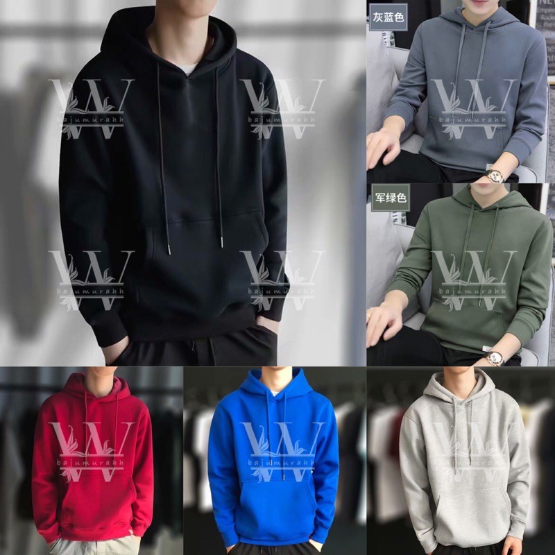 CASUAL HOODIE SWETER UNISEX COTTON WOMEN MEN HOODIE เสื้อแขนยาว