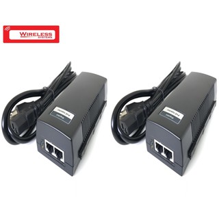 Gigabit PoE Injector PSE801G power 30W 48V 10/100/1000Mbps power over ethernet POE adaptor PACK 2