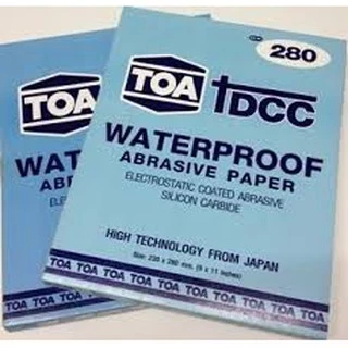 TOA กระดาษทรายน้ำ ครบทุกเบอร์ 80 - 2000 แท้ 100%