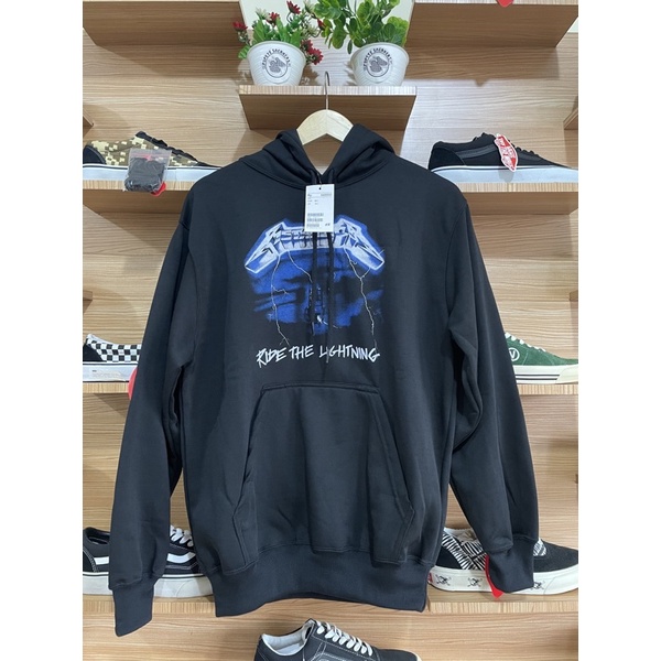 HOOODIE HM METALICA RIDE THE LIGHTING สีดํา