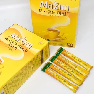 กาแฟเกาหลี Maxim Mocha Gold Mild - White Gold 1 กล่อง 100 ซอง ของแท้ 100% กาแฟแม็กซิม 맥심