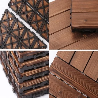 🍂พร้อมส่ง🍂แผ่นไม้ตกแต่งสวน แผ่นปูพื้น YF-1445