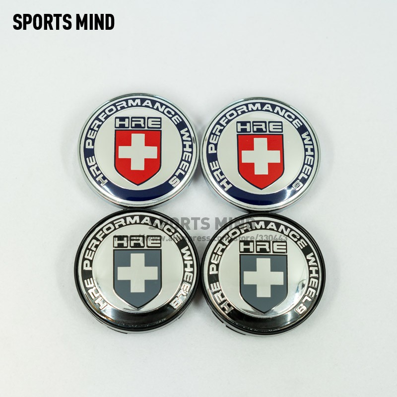4 ชิ้น/ล็อต 60 มม.รถศูนย์ล้อ Hub Caps สําหรับ HRE Performance Emblem สติกเกอร์รถศูนย์ล้อหมวกอุปกรณ์จัดแต่งทรงผม