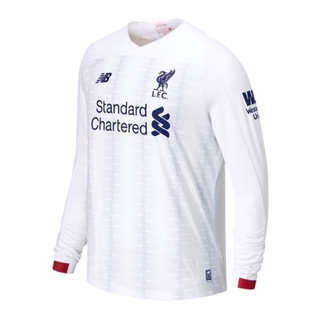 เสื้อกีฬาแขนยาว ลายทีม Liverpool Away 2019/20